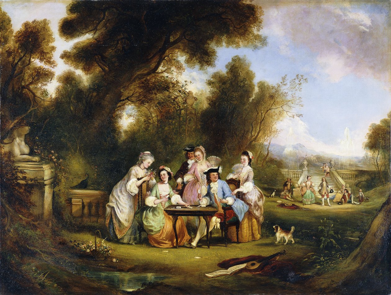 Die Kartenspieler von Henry Andrews