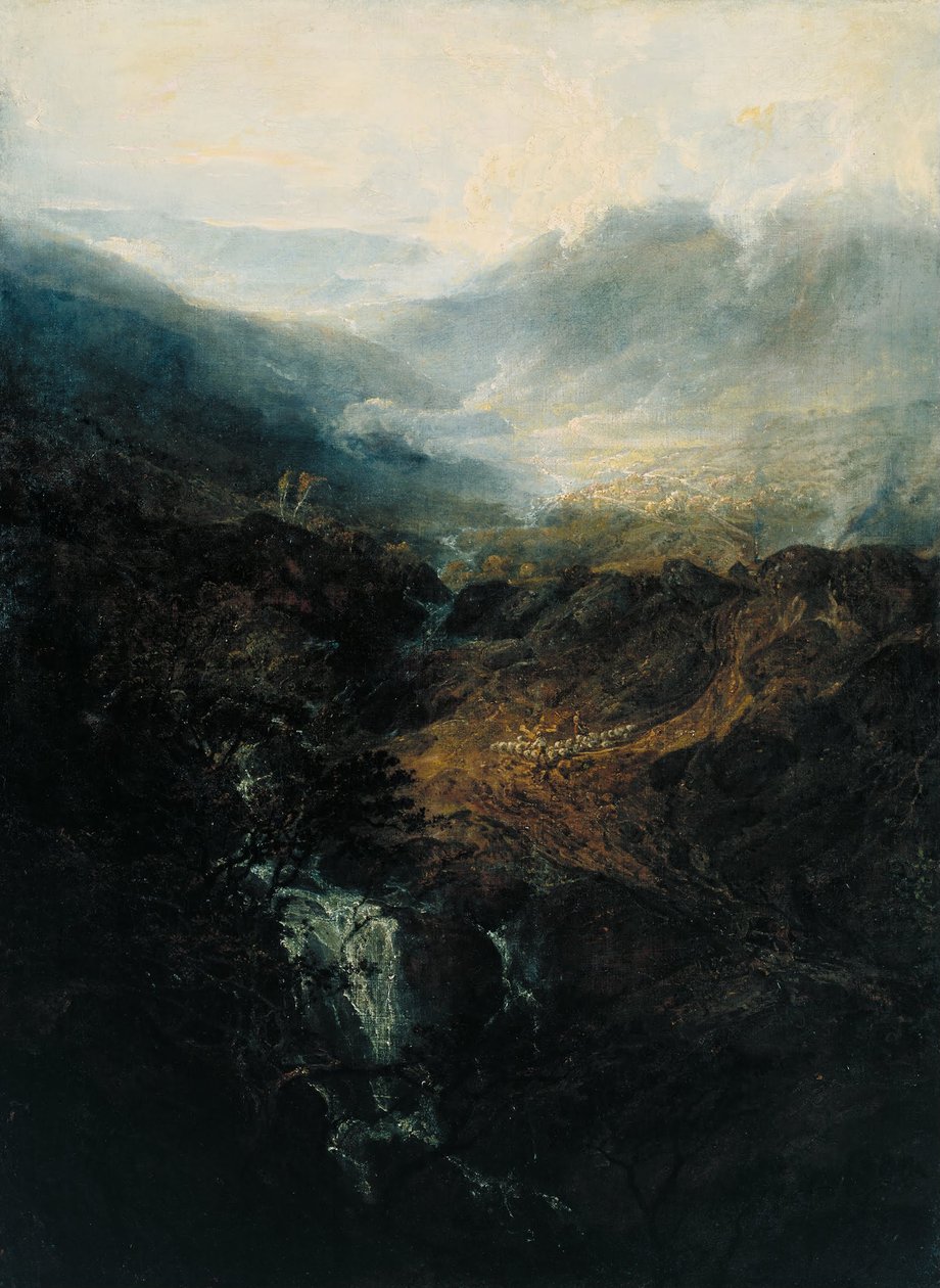 Morgen in den Coniston Fells, Cumberland von Joseph Mallord William Turner