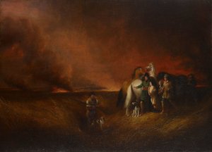 Die Prärie in Flammen