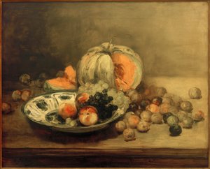 Chinesische Schale mit Obst