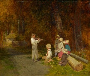 Sein erster öffentlicher Auftritt, 1870