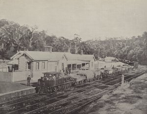 Mount Lofty Bahnhof, Adelaide-Melbourne Eisenbahn