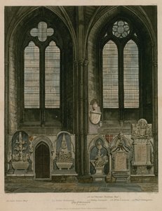 Viertes und fünftes Fenster, Nordschiff, Westminster Abbey, London