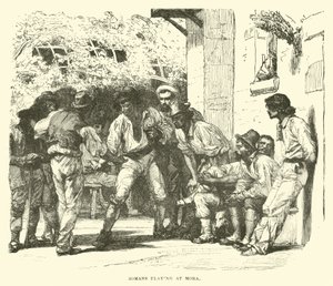 Römer spielen Mora