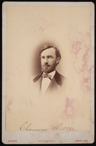 Porträt von Chauncey Wiltse 1834-1894, 1875-1876 von Frank F Currier