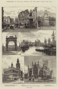Beginn der Hull, Barnsley und West Riding Railway und Dock