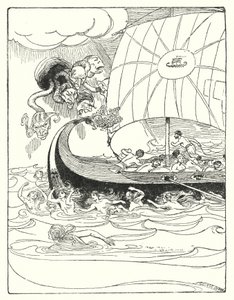 Jason und die Argonauten: "Und sie fingen das Schiff und führten es, und reichten es von Hand zu Hand weiter"