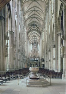 Ansicht des Innenraums nach Osten, begonnen 1230