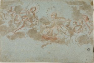 Christus und die Jungfrau in Herrlichkeit