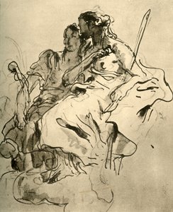 Zwei junge Frauen, Mitte 18. Jahrhundert, 1928
