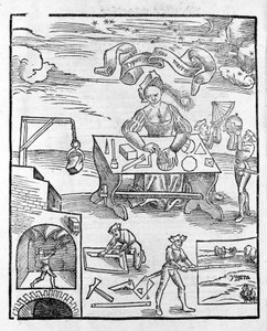 Freie Künste: Die Geometrie - in „Margarita Philosophica“ von Gregor Reisch (1467-1525). Basel
