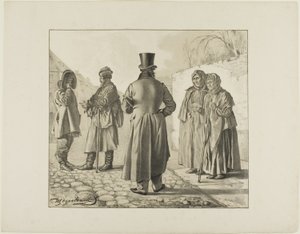 Szenen aus dem russischen Volksleben