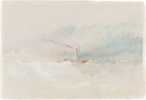 Ein Paketboot vor Dover, ca. 1836