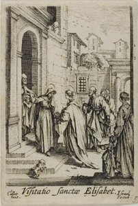 Der Besuch der Heiligen Elisabeth, aus Das Leben der Jungfrau