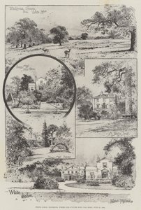 White Lodge, Richmond, wo unser zukünftiger König geboren wurde, 23. Juni 1894 (Gravur)