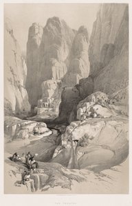 Das Heilige Land, Syrien, Idumäa, Arabien, Ägypten & Nubien (Bd. III): Eingang zu Petra