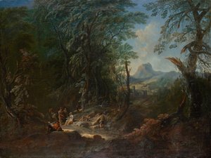 Waldlandschaft "Morgen"