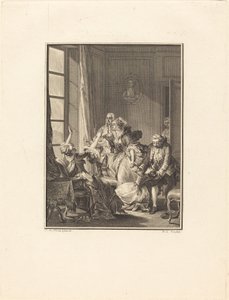 Julie ohnmächtig in einem Sessel