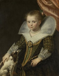 Porträt eines Mädchens, bekannt als Die kleine Prinzessin, 1623