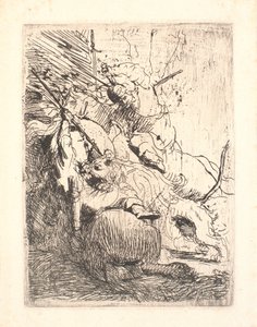 Die kleine Löwenjagd (mit einem Löwen)