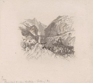 Hannibal überquert die Alpen (Vignette)