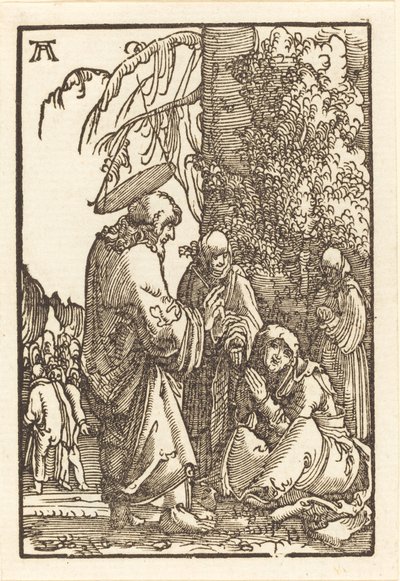 Christus nimmt Abschied von Maria vor der Passion von Albrecht Altdorfer