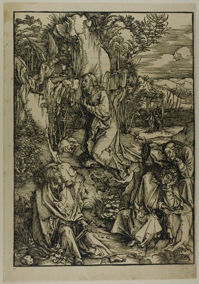 Agonie im Garten, aus Die große Passion von Albrecht Dürer