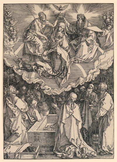Mariä Himmelfahrt, aus der Serie Das Leben der Jungfrau von Albrecht Dürer