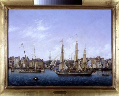Der Hafen von Le Havre von Louis Garneray, ca. 1820 von Ambroise Louis Garneray
