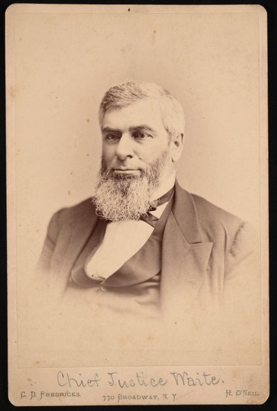 Porträt von Morrison Remick Mott Waite von Charles De Forest Fredricks