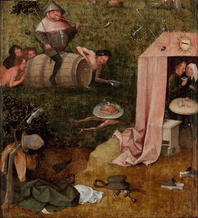 Eine Allegorie der Unmäßigkeit von Hieronymus Bosch