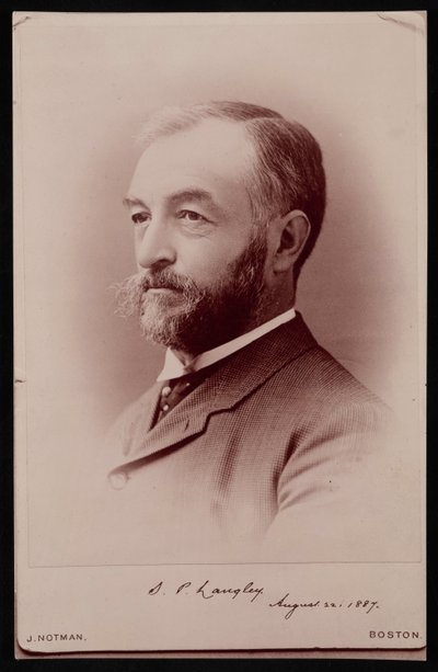 Porträt von Samuel Pierpont Langley 1834-1906, 22. August 1887 von James Notman