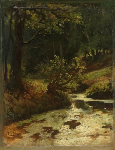 Bach im Wald bei Oosterbeek von Matthijs Maris