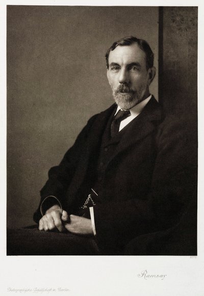 Sir William Ramsay, schottischer Chemiker, um 1910 von Unbekannt