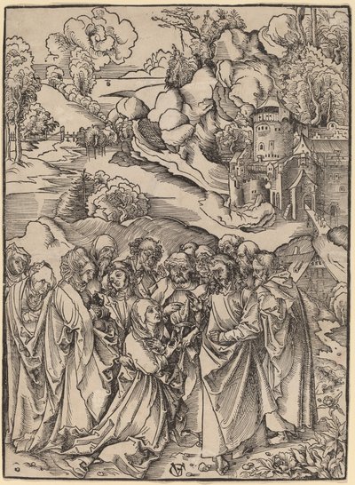 Christus und die Apostel und die heiligen Frauen von Urs Graf
