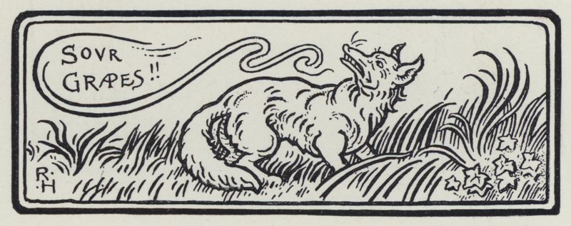 Der Fuchs und die Trauben von Richard Heighway